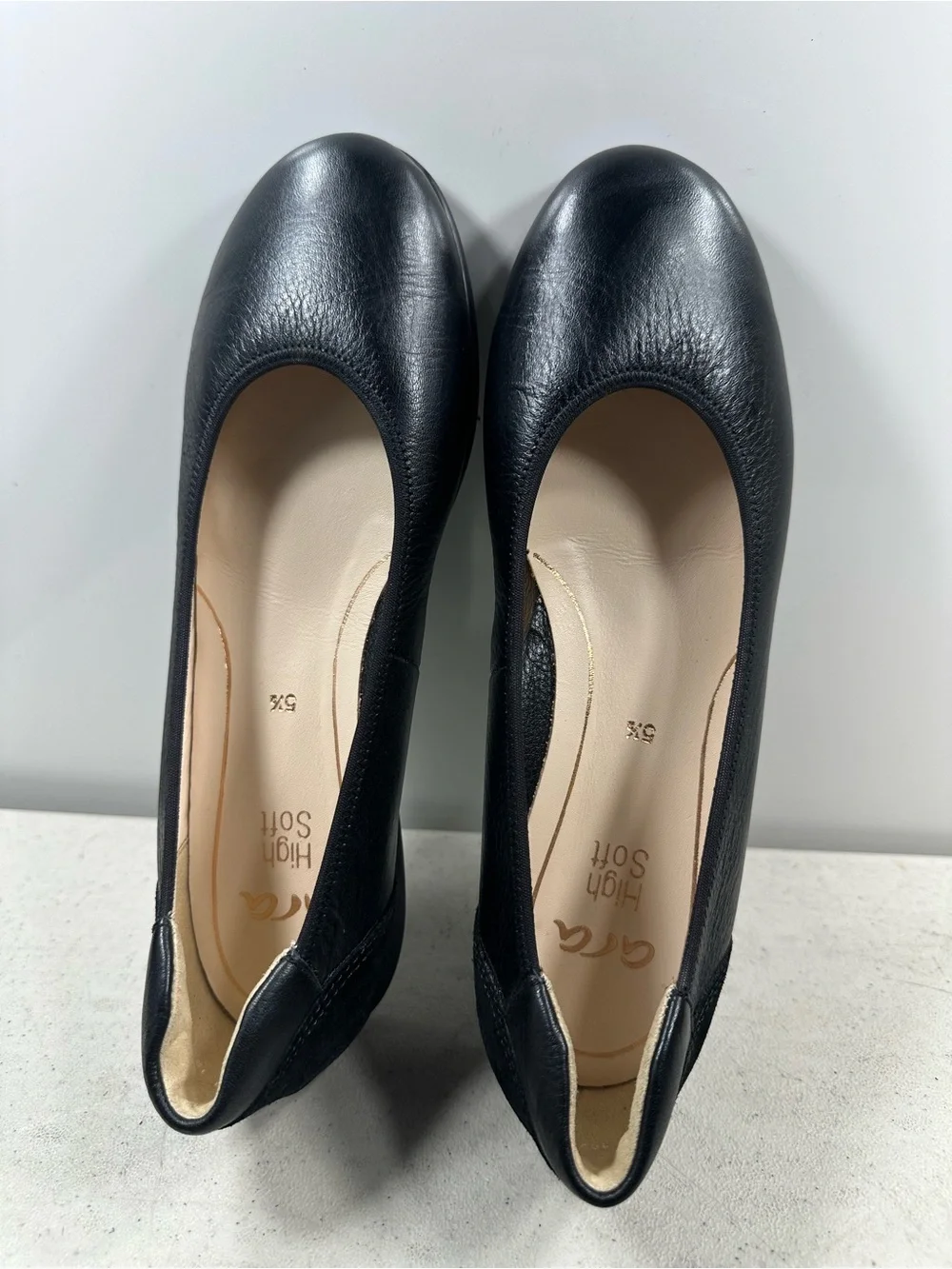Ara Women Black Flats US 5,5 New